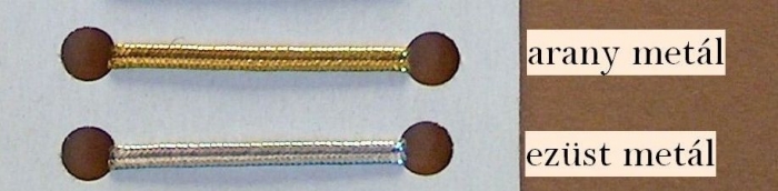 Sujtás 2,8 mm,metál arany és ezüst színben,220 Ft/m ( 50 méter) 